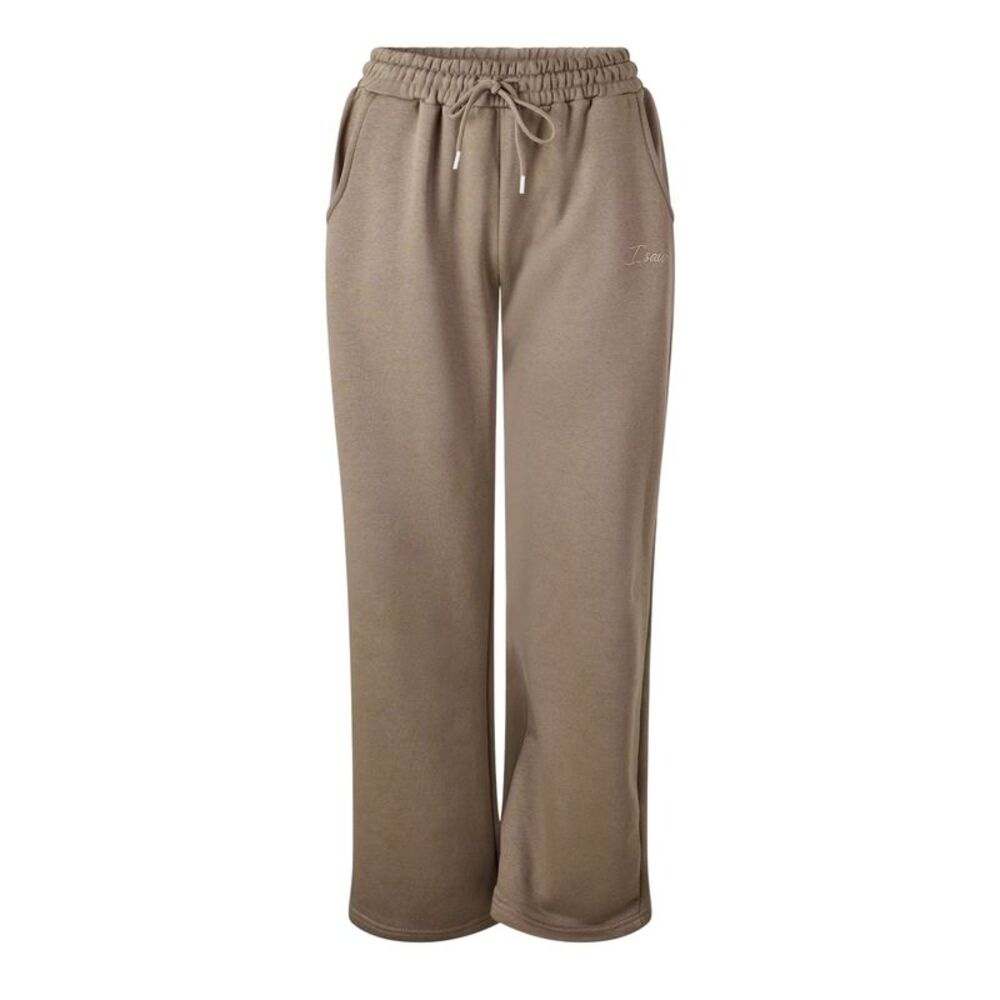 I Saw It First Womens/Ladies Jersey Relaxed Fit Sweatpants / Taupe